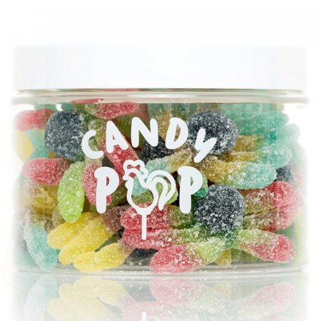 Kummikommid CANDY POP SOUR SOUR Kaheksajalg, 280 g x 18 tk, POP0015 POP0015