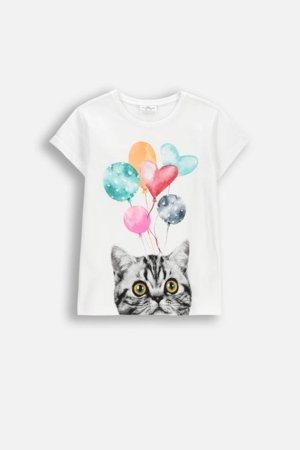 COCCODRILLO lühikeste varrukatega t-särk, valged, WC6143218VGB-001-098, 98 suurus 