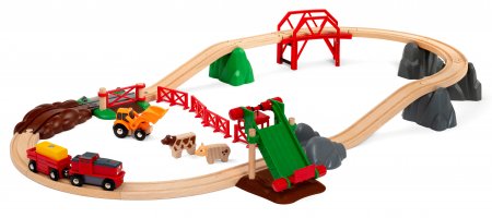 BRIO rongikomplekt Loomade farm, 33984 33984