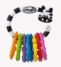 PLAYGRO riputatav mänguasi Zebra 9 rõngaga, 01845584649 