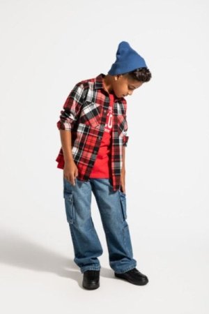 COCCODRILLO long sleeved shirt ACADEMY BOY JUNIOR, värvilised, ZC4136102ABJ-022-164, 164 cm 