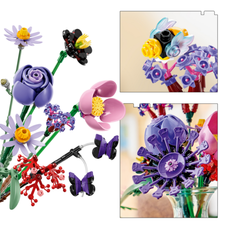 11507 LEGO® Botanicals ja LEGO® Editions: Olivia Rodrigo lillekimp 