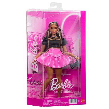 BARBIE BARBIECORE DELUXE FASHIONISTAS nukk mustas topis ja roosades seelikutes, JJN74 