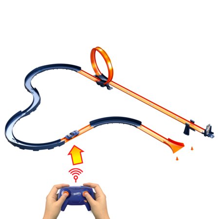 HOT WHEELS rajakomplekt kaugjuhitava autoga, HXX45