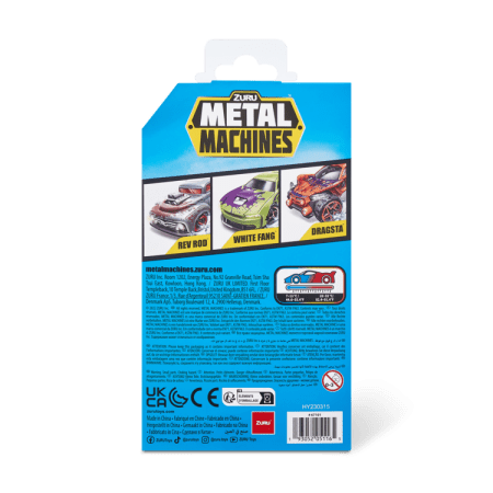 METAL MACHINES 3 autot komplekt värvimuutev, assortii, 67101 