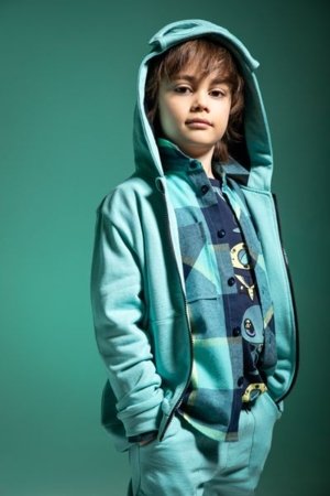 COCCODRILLO kapuutsiga kampsun COSMIC RAVE BOY KIDS, sinine, WC5132401CBK-013-122, 122 cm 
