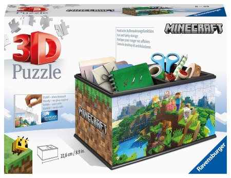 RAVENSBURGER 3D pusle-hoiukarp Minecraft, 216tk, 11286 11286