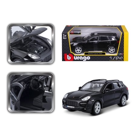 BBURAGO 1:24 Auto mudel Porshe Cayenne turbo, 18-21056 BK 