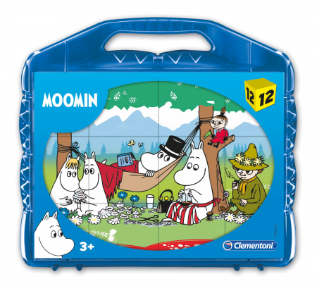 CLEMENTONI cubes Moomin 12 pcs, 47000010 47000010