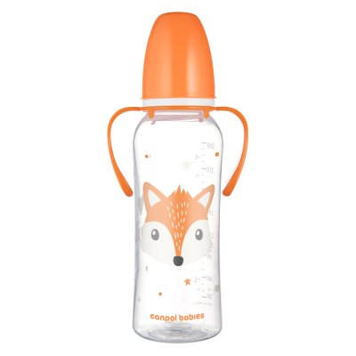 CANPOL BABIES pudel käepidemetega CUTE ANIMALS, 250 ml., 11/845_ora 