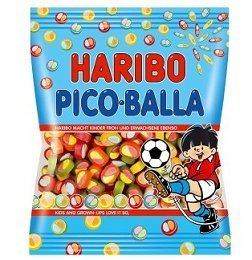 HARIBO kummikommid PICOBALLA, puuviljane maitse, 85 g., HARI0247 
