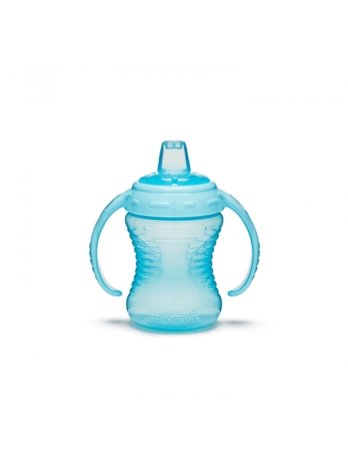 MUNCHKIN treeningpudel käepidemetega ja pehme otsikuga, Gentle Transition, sinine, 90460, 118 ml 