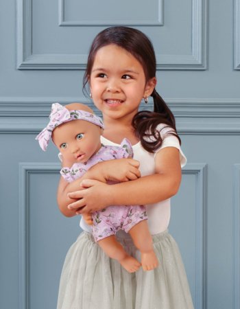 LULLABABY beebinukk lillelise kleidiga, LBY7303Z 