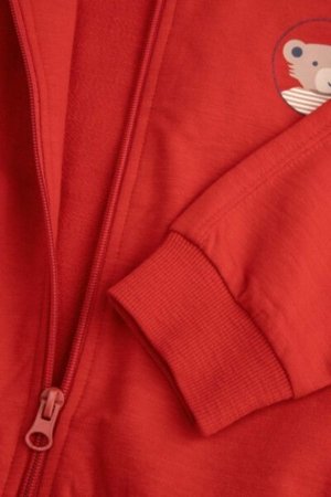 COCCODRILLO sweatshirt ELEGANT JUNIOR BOY, punane, ZC4132202EJB-009-122, 122 cm 