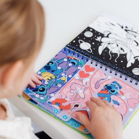 TOTUM DISNEY STITCH loominguline komplekt Sticker by number pad, 700123 