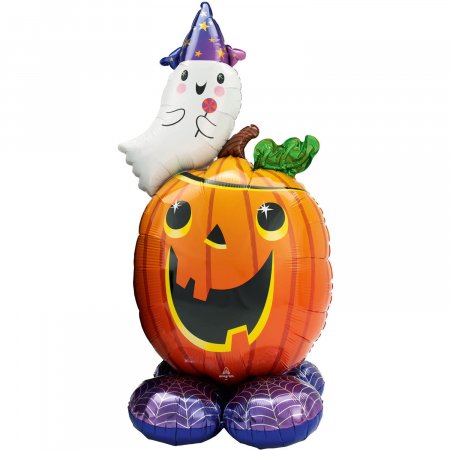 AAMSCAN AirLoonz õhupall Pumpkin and Ghost, 4242011 4242011