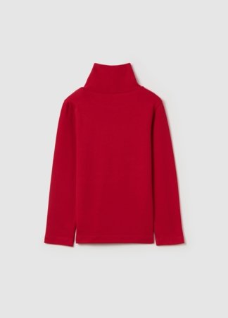 OVS Pikkade varrukatega ja kõrge kraega T-särk, punased, 140 cm, 002161180 