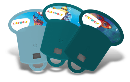 KIDYWOLF jutukomplekt Seiklus, 3 lugu KIDYSLIDE projektorile, KIDYSTORIES-AD 