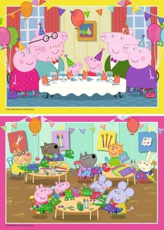 RAVENSBURGER PUZZLE pusle Peppa Pig, 2x12 tk, 12004017 0 