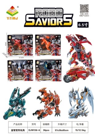 Transformeeruv draakonirobot, assortii., 2406L0305 
