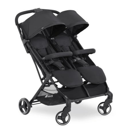 HAUCK jalutuskäru kaksikutele SWIFT X DUO, Black, 500040 
