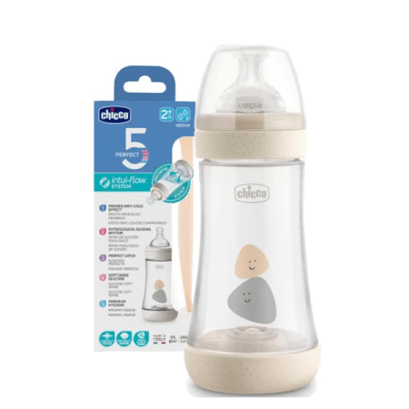 CHICCO lutipudel PERFECT5 PP, 2 kuud+, 240ml, MED flow, UNI 00020223300040 