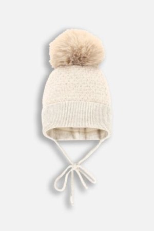 COCCODRILLO cap ACCESSORIES WINTER GIRL, beige, ZC4364101AWG-002-050, 50 cm 