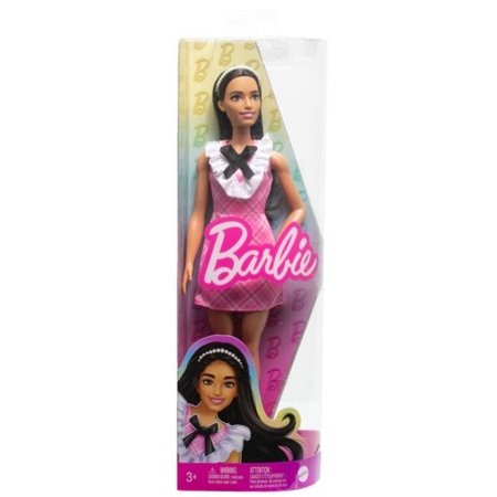 BARBIE Fashionistas nukk roosa kleidiga, HTJ06 HJT06