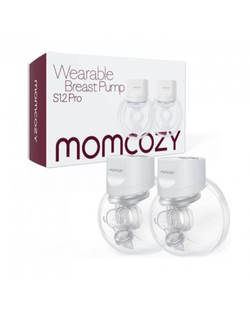 MOMCOZY kahekordne kantav rinnapump S12 PRO, valge 