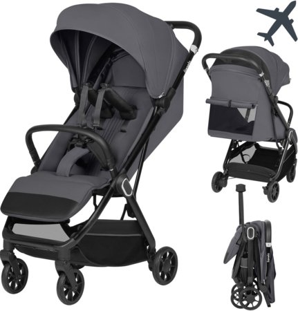 LIONELO käru BESS, Grey stone 