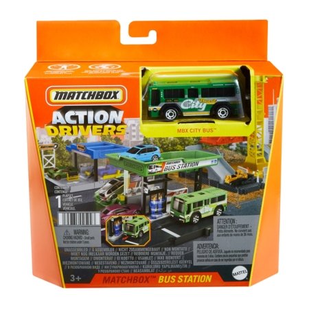 MATCHBOX Action Drivers teeninduskeskuste mängukomplektid, HJT89 HJT89
