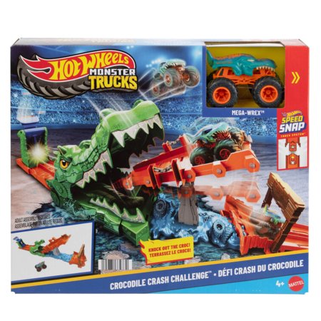 HOT WHEELS Monster Trucks komplekt – Crocodile Challenge, JJN45 