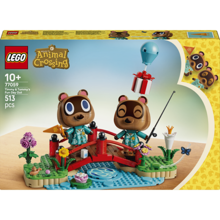 77059 LEGO® Animal Crossing™ Timmy ja Tommy lõbus päev väljas  