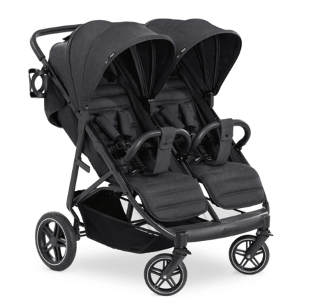 HAUCK jalutuskäru kaksikutele UPTOWN DUO, Melange black, 512180 