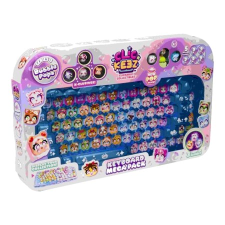 CLICKEEZ 12 kujukest Bubble Pops Keyboard Mega Pack, assortii, 937216.004 