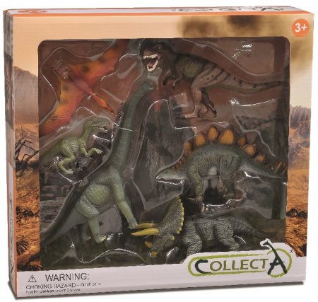 COLLECTA dinosauruste mängukomplekt Eelajalooline elu 6 tk, 89494 89494