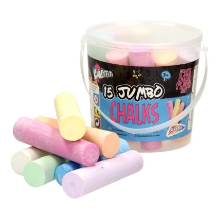 GRAFIX värvilised kriidid, 15 tk, 610001 