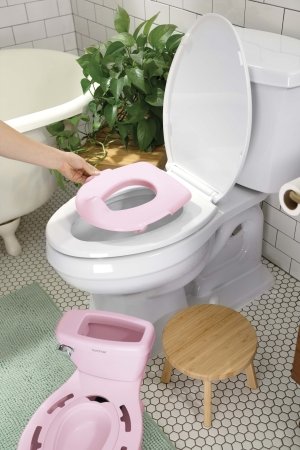 INGENUITY pissipott 2in1 My Size Potty Pro Summer, roosa, 17137 