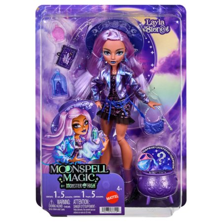 MONSTER HIGH MOONSPELL MAGIC nukk Layla – kristallinõid, JMB90 