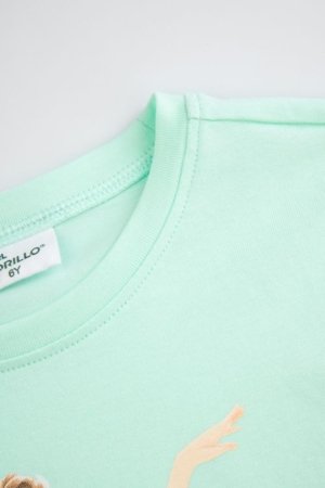 COCCODRILLO pikkade varrukatega t-särk, mint, cm 