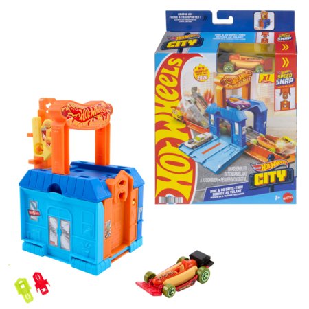 HOT WHEELS City Play and Go rajakomplekt, assortii, JHL43 