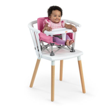 BRIGHT STARTS söögitool - booster POP 'N SIT, PINK, 17199 