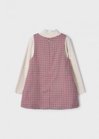 MAYORAL pikkade varrukatega t-särk ja sarafan 6H, raspberry, 116 cm, 4982-35 4982-35 9