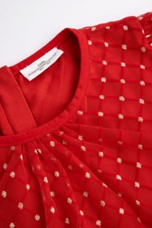 COCCODRILLO kleit, punane, ZC5128106EJG-009-146, 146 cm 