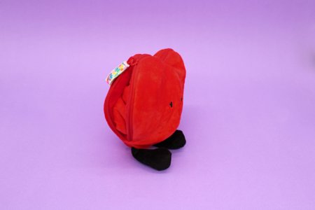 FLIPETZ pehme mänguasi - roos südames, Poppy red, 80400 