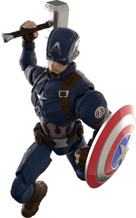 Blokees transformaator  Marvel Heros - Champion Class Captain America, 81115 