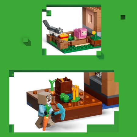 21596 LEGO® Minecraft® Evokeri küla rünnak 