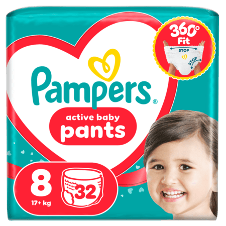 PAMPERS püksmähkmed Jumbo, suurus 8, 17+ kg, 32 tk, 81772937 81772937