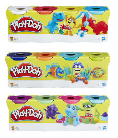 PLAY DOH voolimismassi komplekt Classic 4tk, asst, B5517EU4 B5517EU4