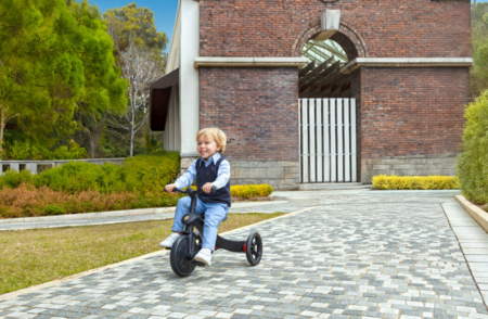 GLOBBER kolmerattaline jalgratas Explorer Trike 4in1, must, 634-120 